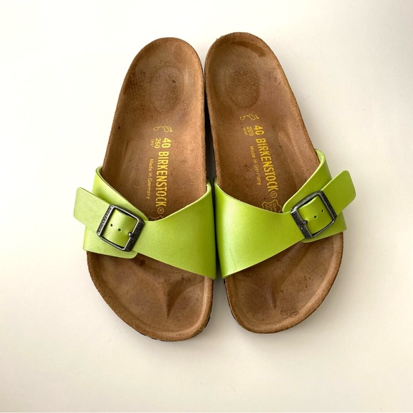 Birkenstock Madrid Birko-Flor Green Buckle EUR 40 - Picture 2 of 6